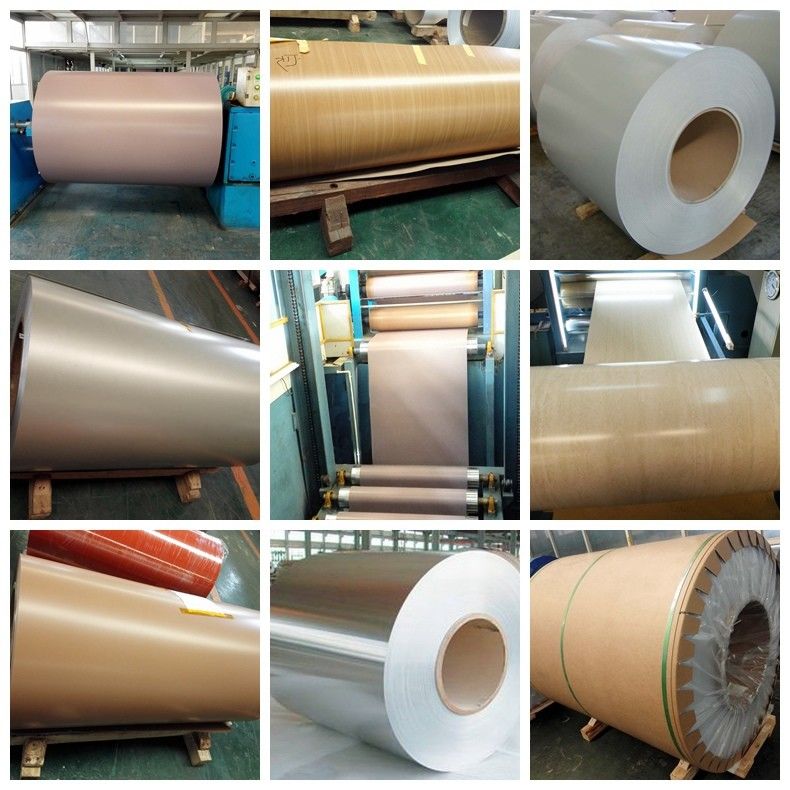 A1100 3003 Alloy Colored Aluminum Foil Sheets Pre - Painted Roller - Coating For Building Material